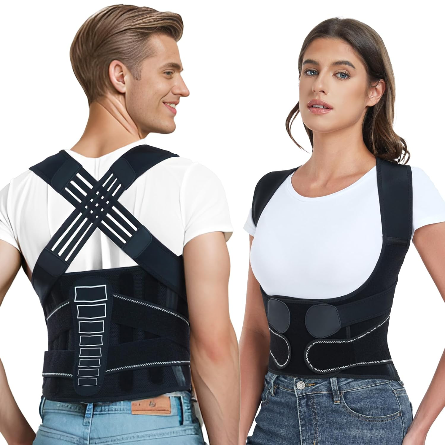AlignProkit Breathable Back Posture Corrector.